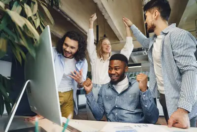 SaaS startup team